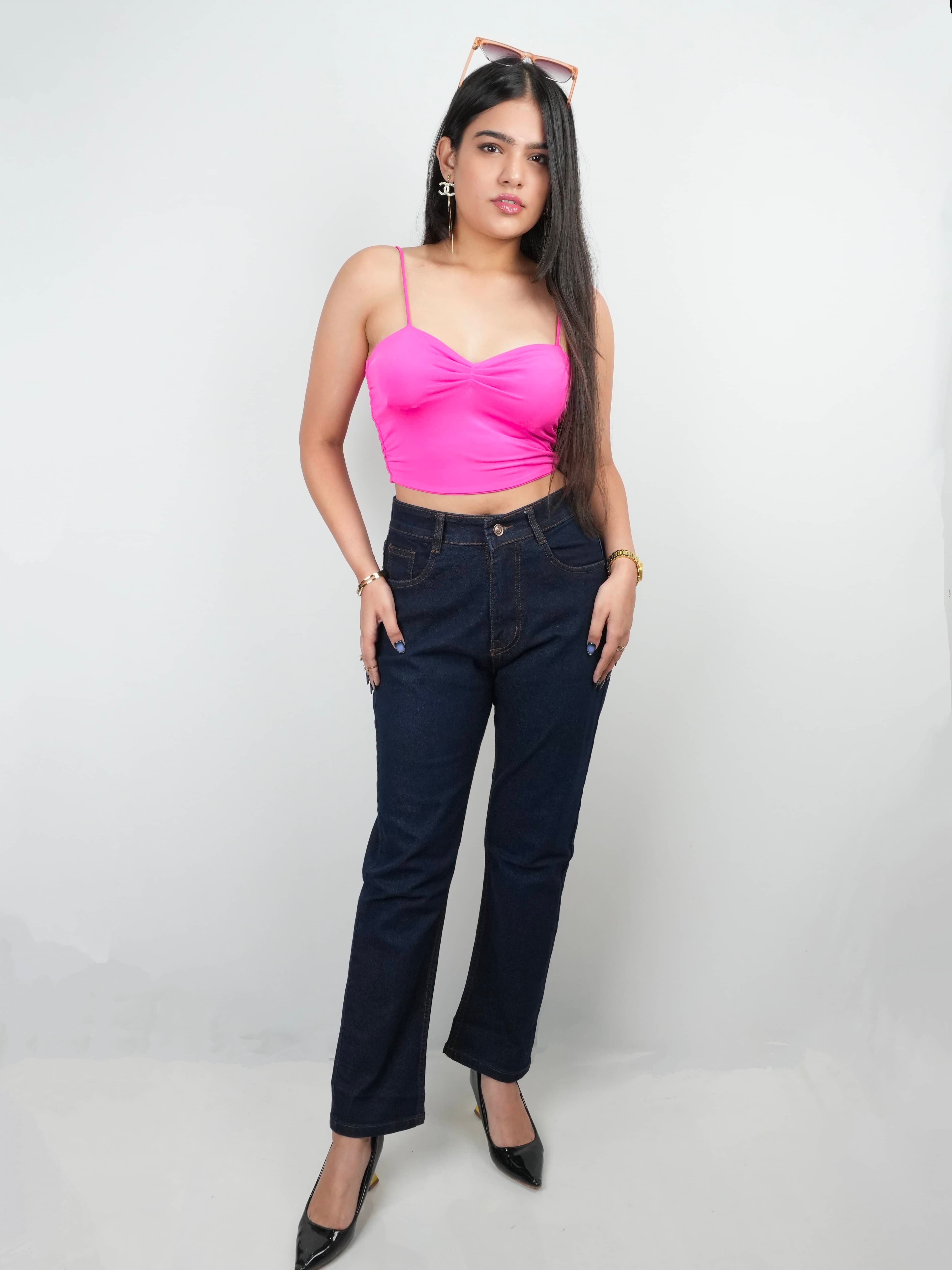 Ink Blue straight fit